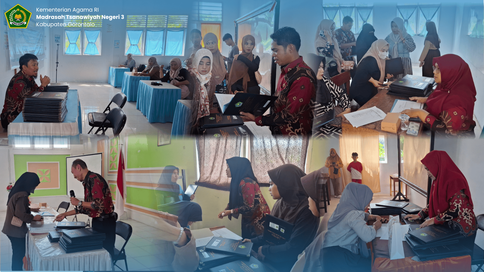 Wali Kelas Serahkan Buku Laporan Pendidikan Semester Genap kepada Orang Tua Peserta Didik